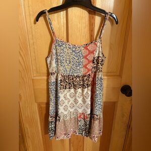 Altar'd State Floral Patchwork Dress